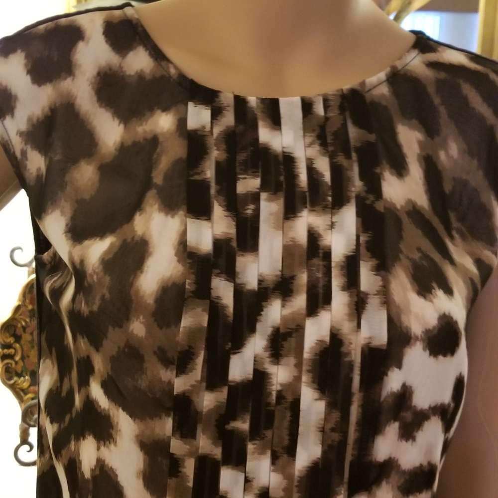 Worthington Animal Print Top